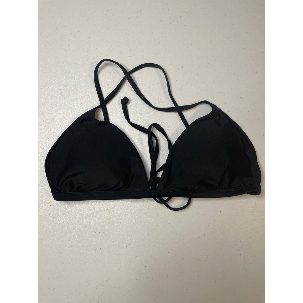Body Glove Women's Smoothies DITA Solid Slider Triangle Bikini Top, L